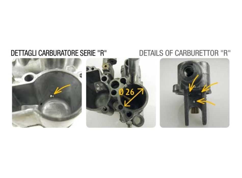 Carburatore SI 26-26 ER Con Mix