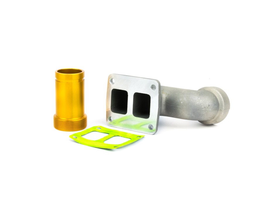 Collettore Aspirazione C/Raccordo Carter Doppia Valvola Diam. 30mm