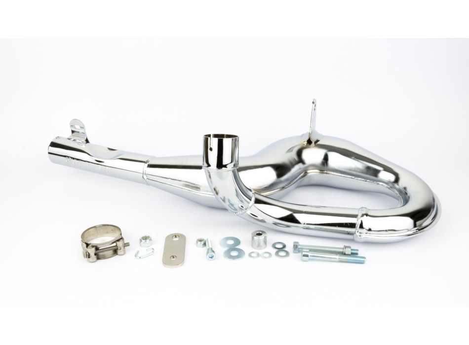 Marmitta Cromata per Vespa 200