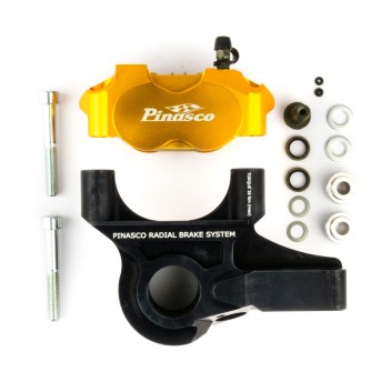 Pinza Freno Radiale Con 4 Pistoncini Completa Di Supporto